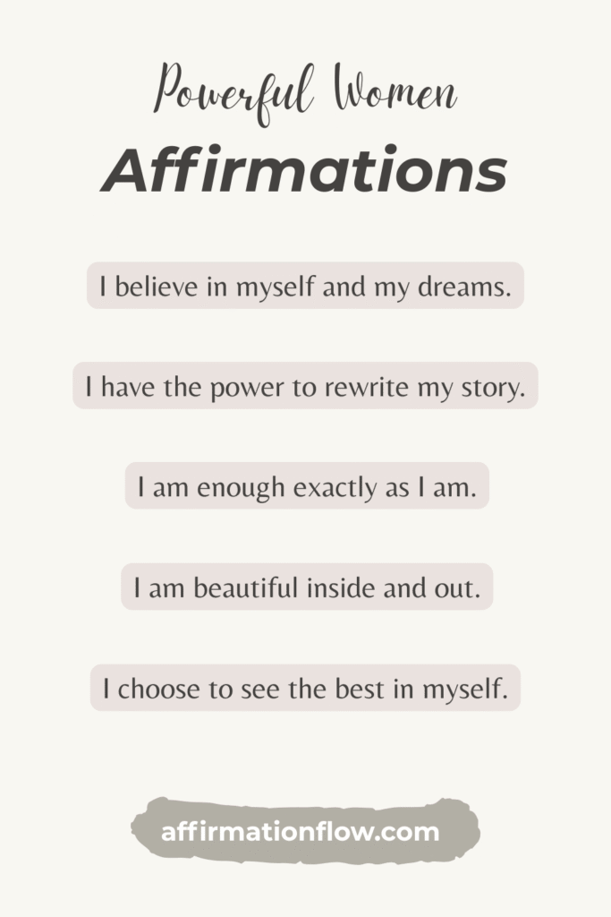 Powerful Positive Affirmations for Women (1)