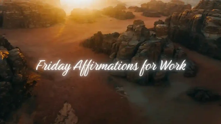 Friday Affirmations for Work: Boost Your Confidence and End the Week Strong