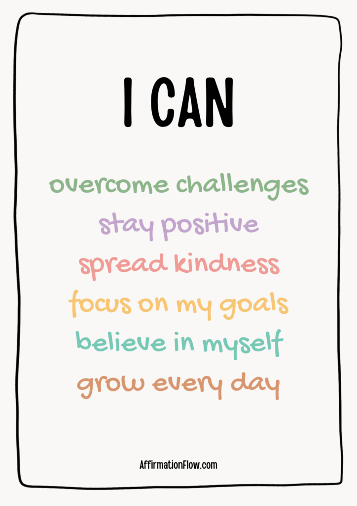 Free Printable Kids Affirmation Posters Affirmationflow 1
