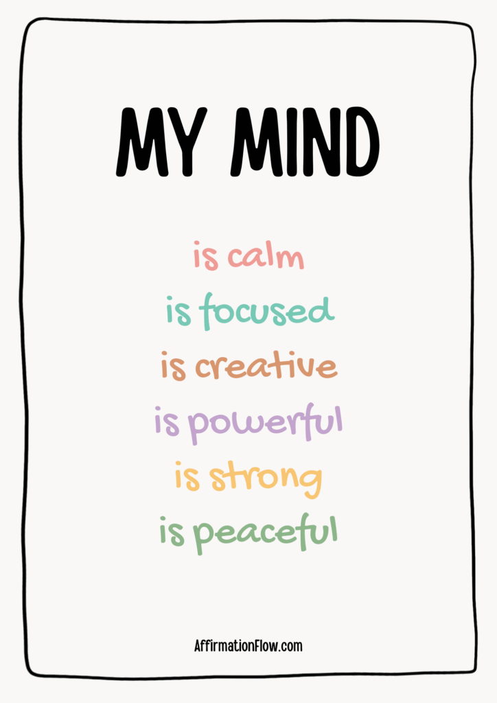 Free Printable Kids Affirmation Posters Affirmationflow 14
