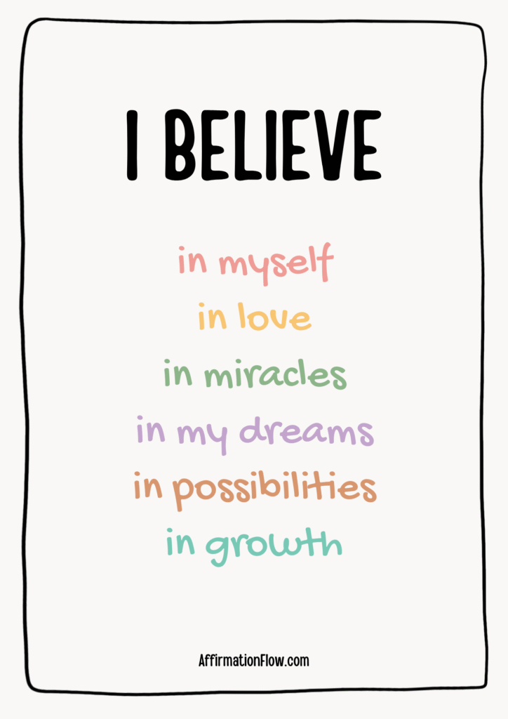 Free Printable Kids Affirmation Posters Affirmationflow 15