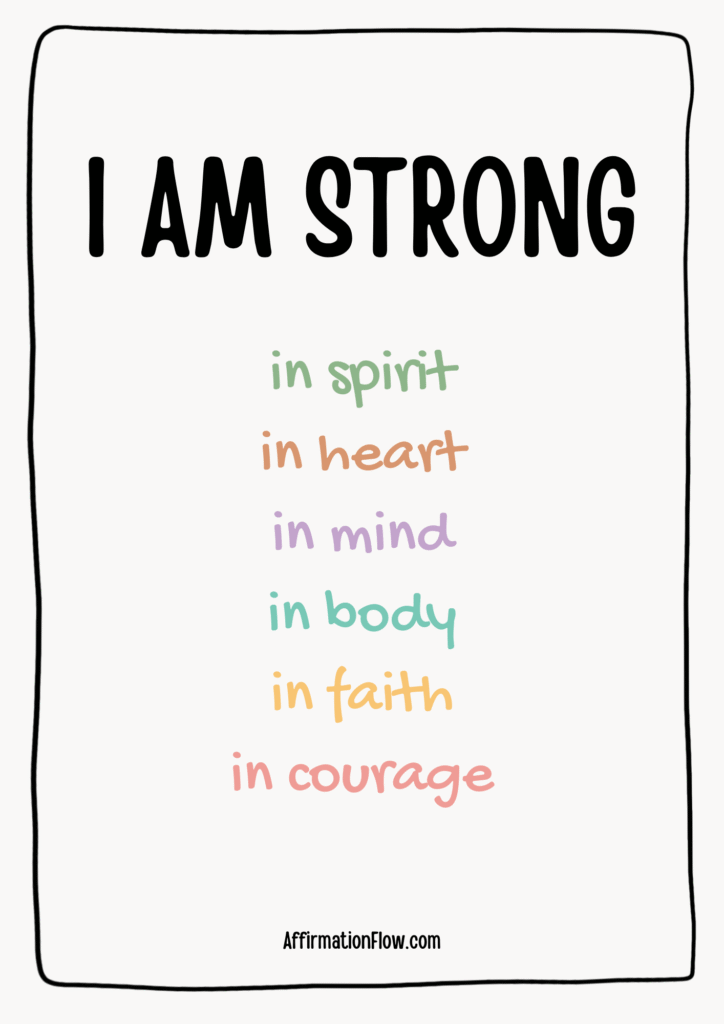 Free Printable Kids Affirmation Posters Affirmationflow 19