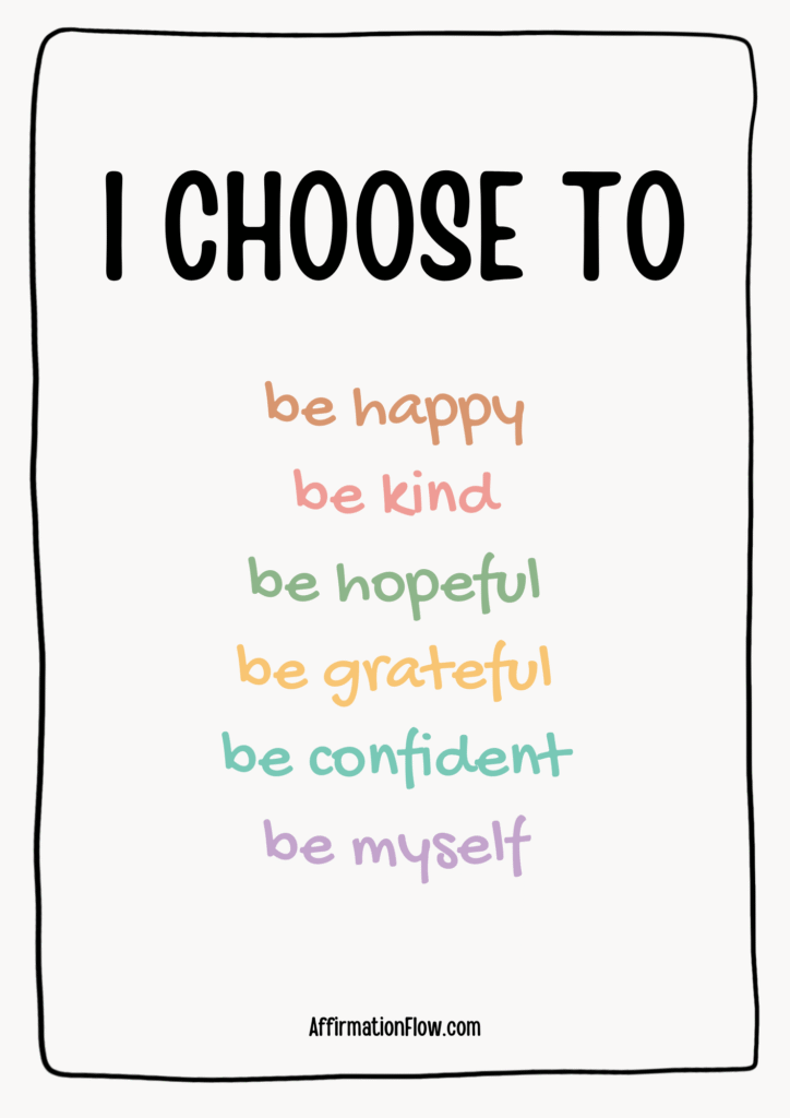 Free Printable Kids Affirmation Posters Affirmationflow 29