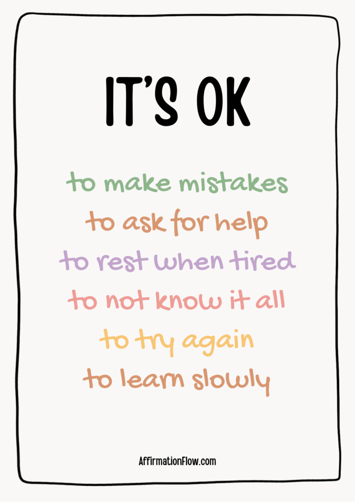 Free Printable Kids Affirmation Posters Affirmationflow 3