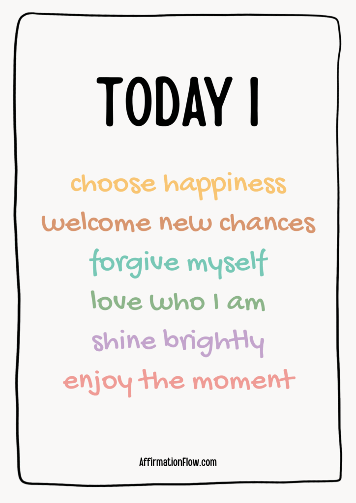 Free Printable Kids Affirmation Posters Affirmationflow 5