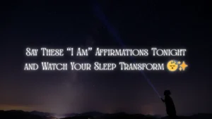 Nighttime I Am Affirmations for Peaceful Sleep and Deep Healing Overcome Stress Restore Inner Calm