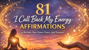 81 I Call Back My Energy Affirmations to Reclaim Your Power, Peace, and Presence