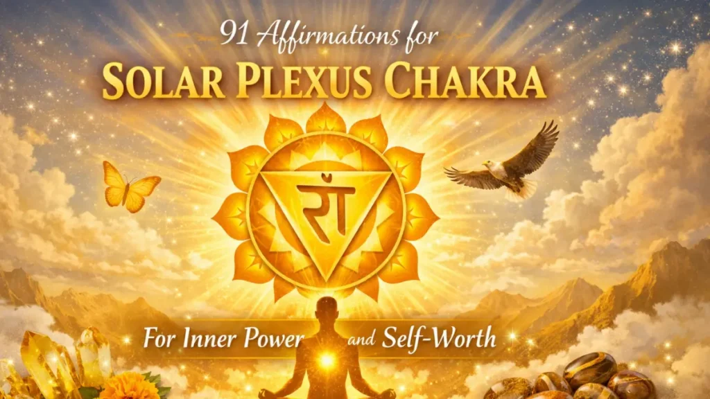 91 Affirmations for Solar Plexus Chakra for Inner Power, and Self-Worth