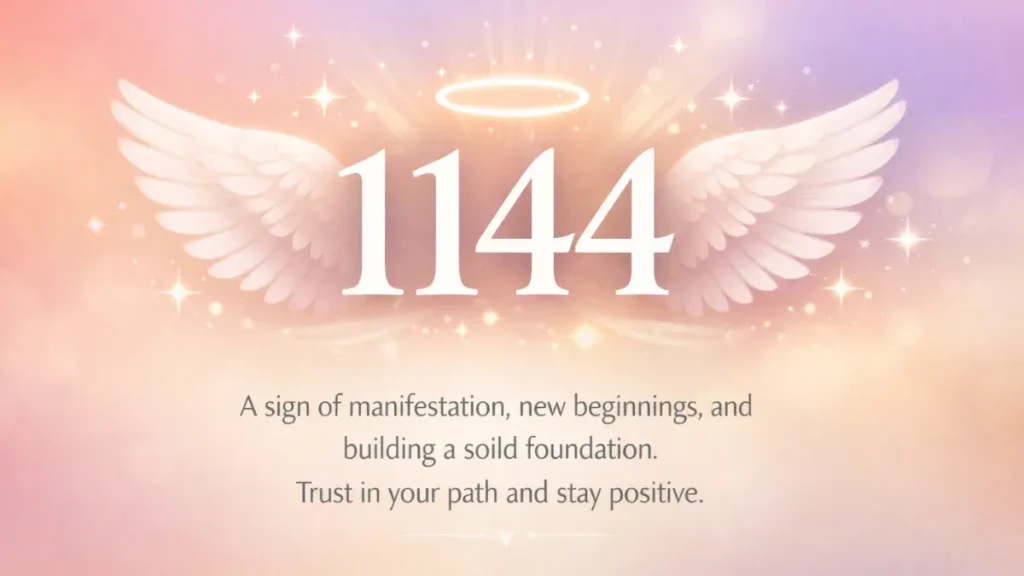 Angel Number 1144 Meaning A Powerful Message About Stability Self Trust and Building Your Future