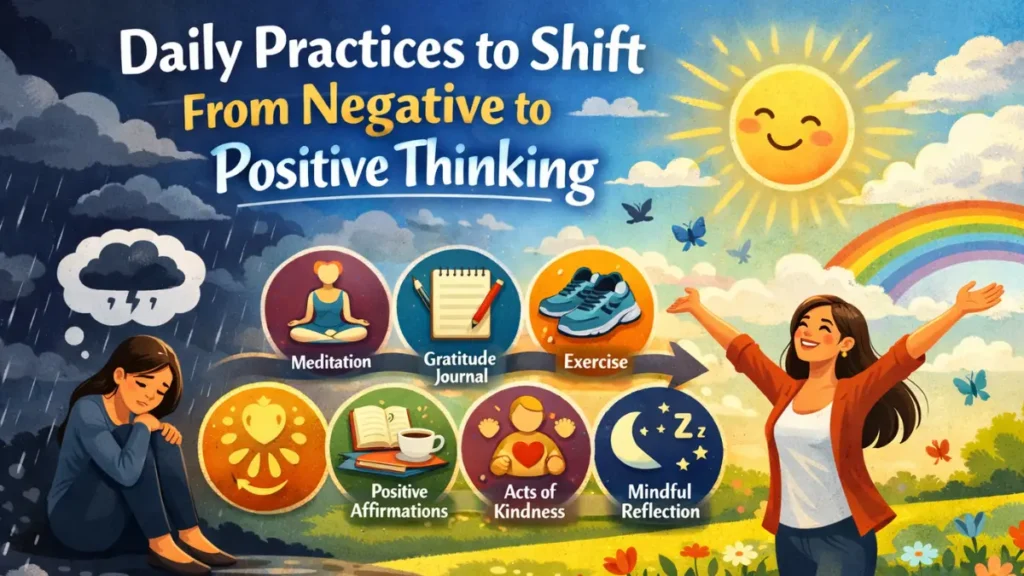 Daily Practices to Shift From Negative to Positive Thinking