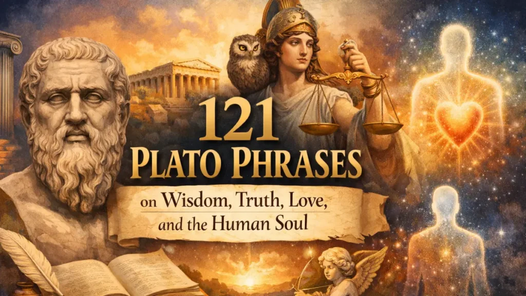 121 Plato Phrases on Wisdom Truth Love and the Human Soul