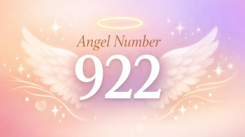 Angel Number 922 Meaning A Deep Spiritual Message of Restoration and Purpose
