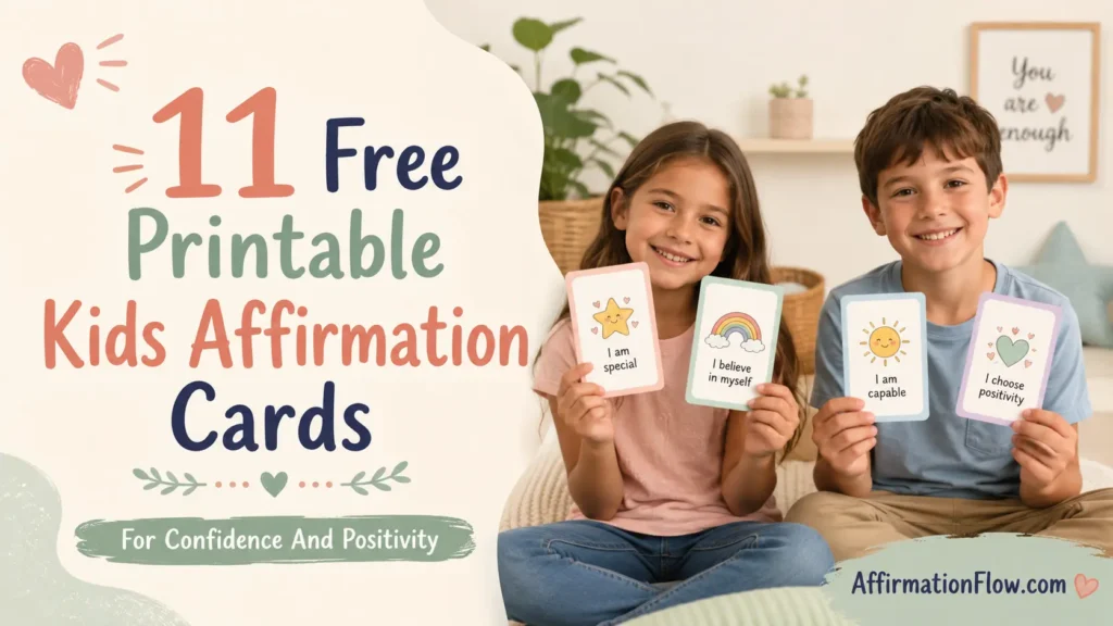 11 Free Printable Kids Affirmation Cards For Confidence And Positivity