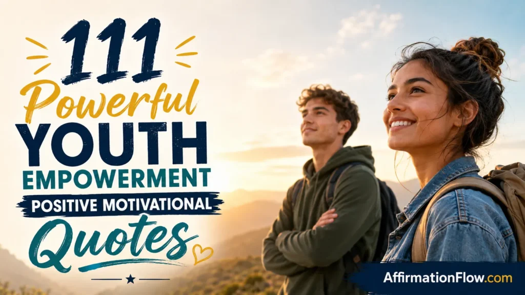 111 Powerful Youth Empowerment Positive Motivational Quotes