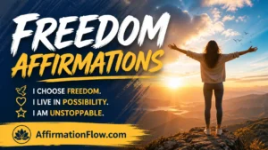 151 Positive Freedom Affirmations That Help You Feel Truly Free