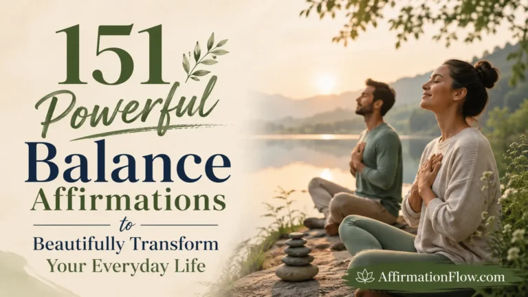 151 Powerful Balance Affirmations to Beautifully Transform Your Everyday Life
