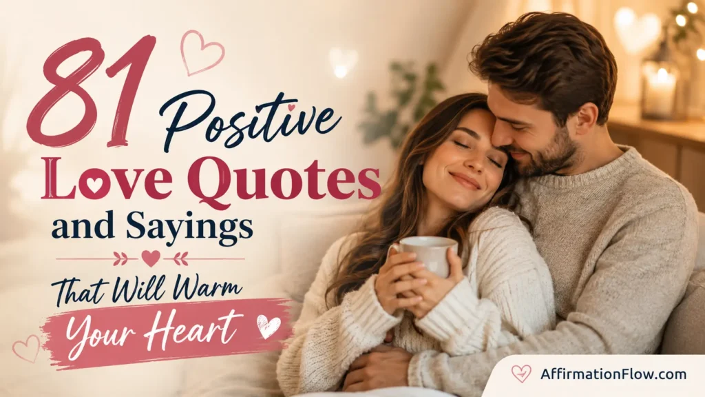 81 Positive Love Quotes and Sayings That Will Warm Your Heart