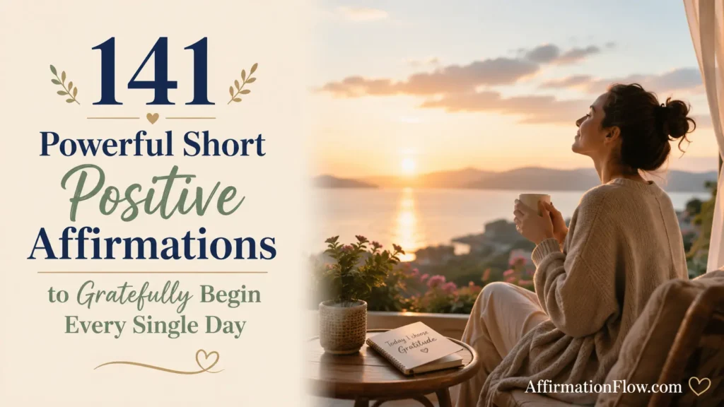 141 Powerful Short Positive Affirmations to Gratefully Begin Every Single Day