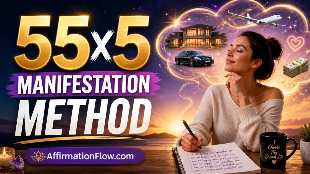 How to Use the 55x5 Manifestation Method the Right Way for Genuinely Positive Results
