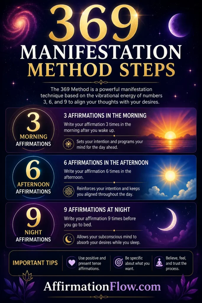The Powerful 369 Manifestation Method Steps That Actually Work1
