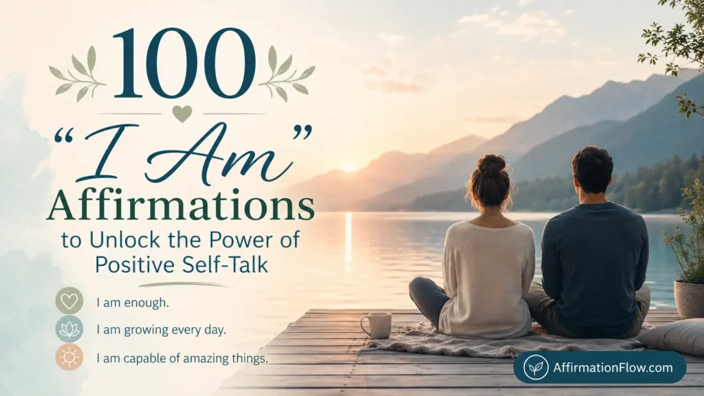 100 I Am Affirmations to Unlock the Power of Positive Self Talk