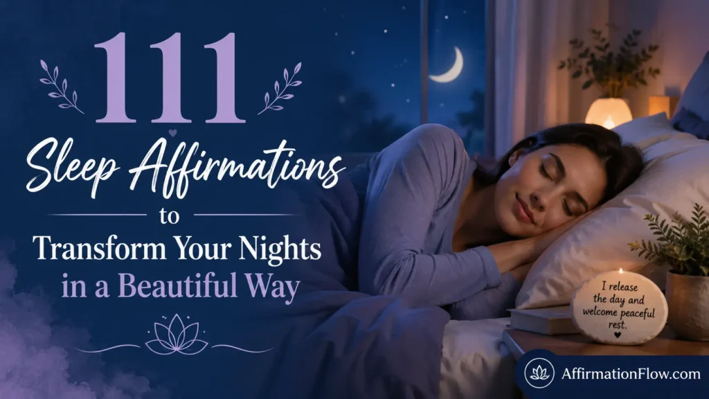 111 Sleep Affirmations to Transform Your Nights in a Beautiful Way