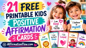 21 Free Printable Kids Positive Affirmation Cards