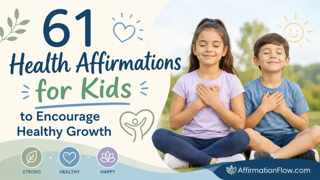 61 Health Affirmations for Kids to Encourage Healthy Growth