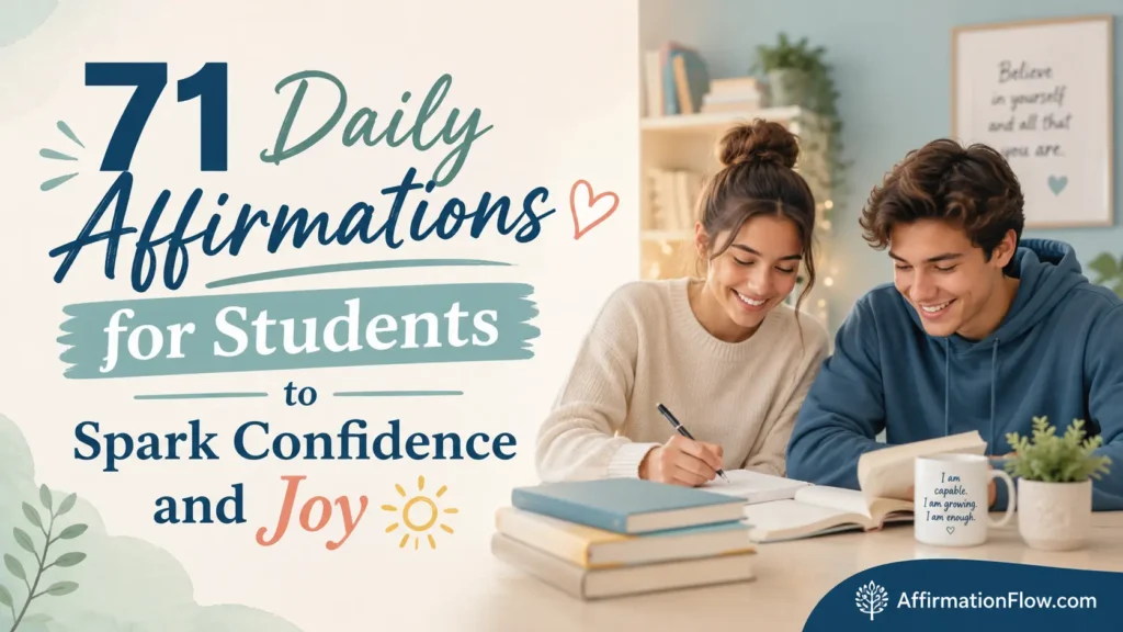 71 Daily Affirmations for Students to Spark Confidence and Joy