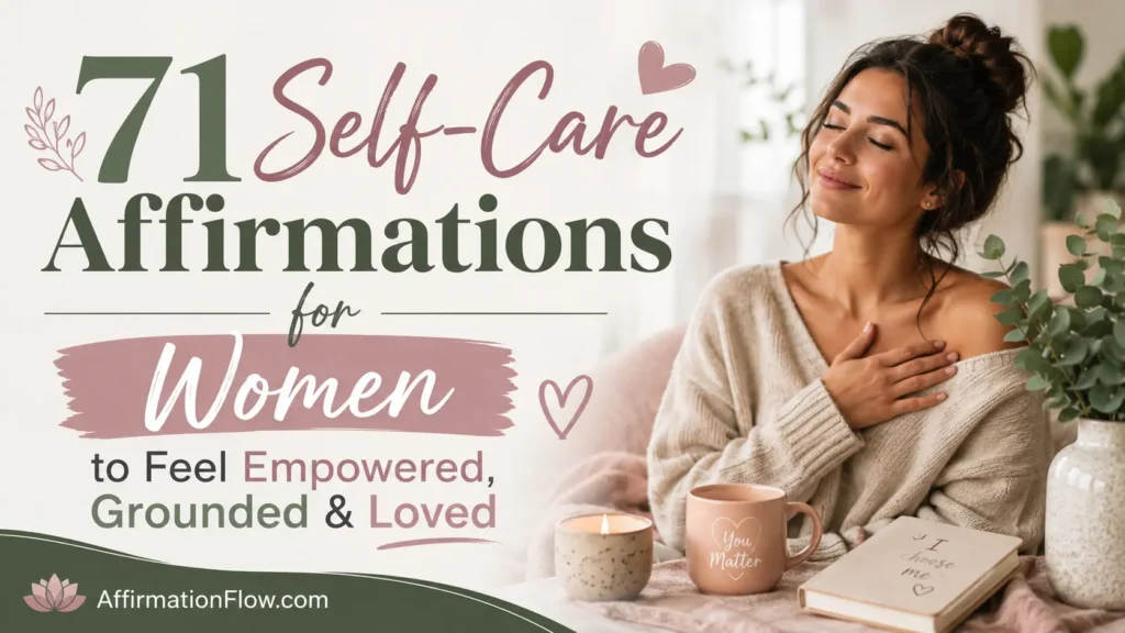 71 Self Care Affirmations for Women to Feel Empowered Grounded Loved12
