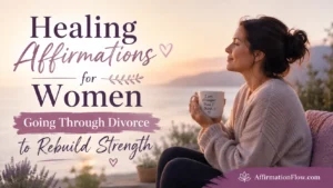 Healing Affirmations for Women Going Through Divorce to Rebuild Strength12