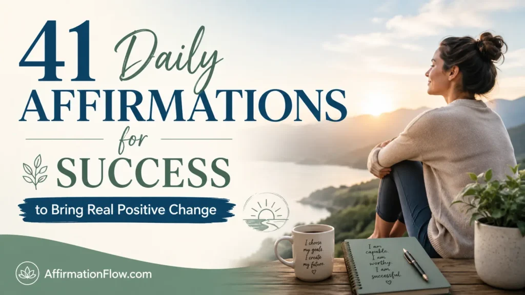 41 Daily Affirmations for Success to Bring Real Positive Change