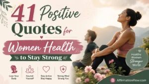 41 Positive Quotes for Women Health to Stay Strong