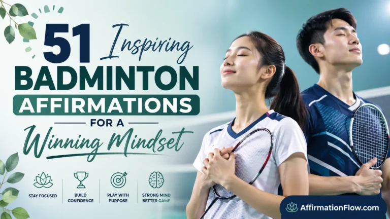 51 Inspiring Badminton Affirmations for a Winning Mindset