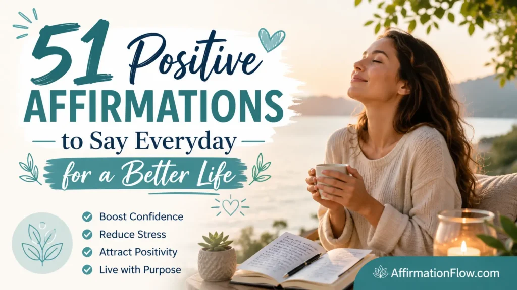 51 Positive Affirmations to Say Everyday for a Better Life
