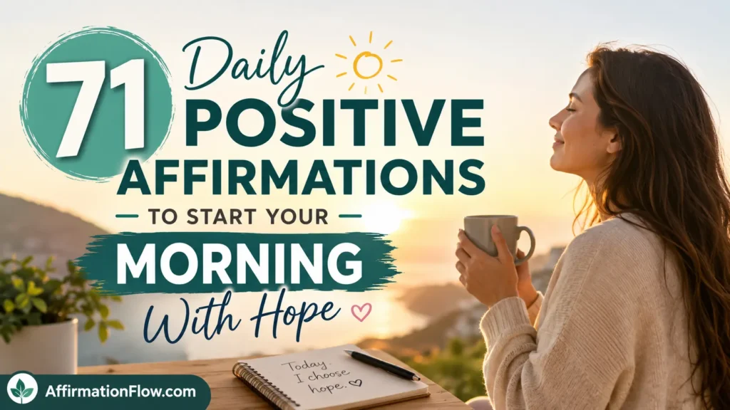 71 Daily Positive Affirmations to Start Your Morning With Hope