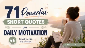 71 Powerful Short Quotes for Daily Motivation