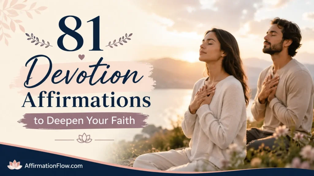 81 Devotion Affirmations to Deepen Your Faith
