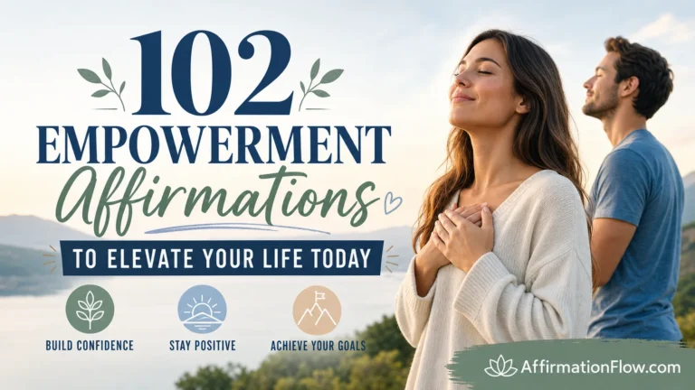102 Empowerment Affirmations to Elevate Your Life Today