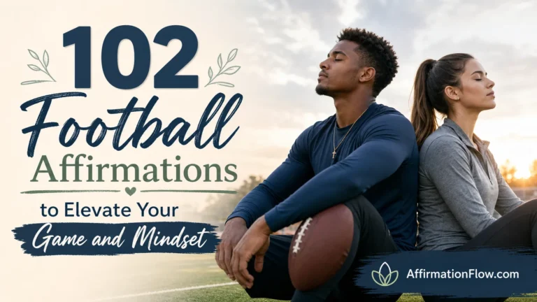102 Football Affirmations to Elevate Your Game and Mindset