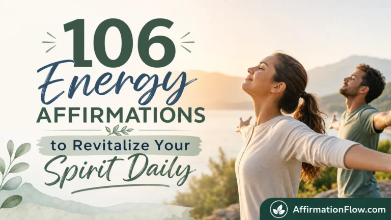 106 Energy Affirmations to Revitalize Your Spirit Daily