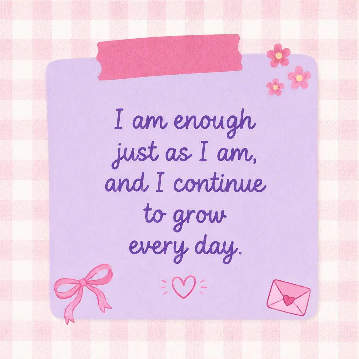 32 Free Printable Cute Self Care Affirmation Cards to Feel Uplifted 13
