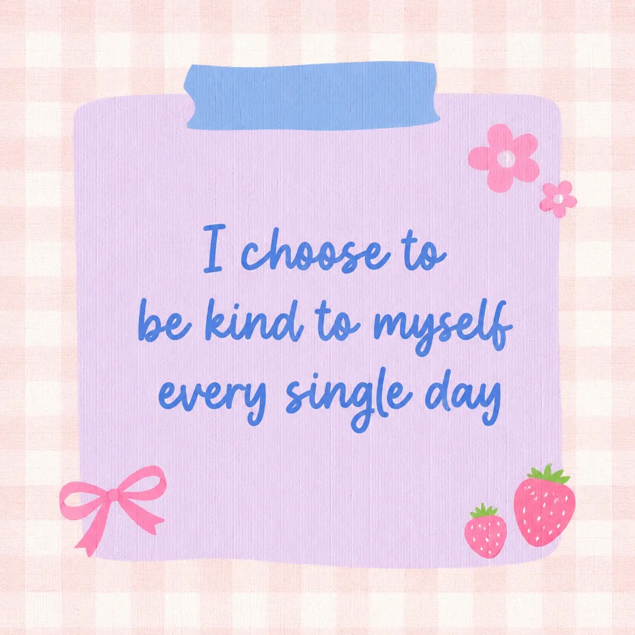 32 Free Printable Cute Self Care Affirmation Cards to Feel Uplifted 15