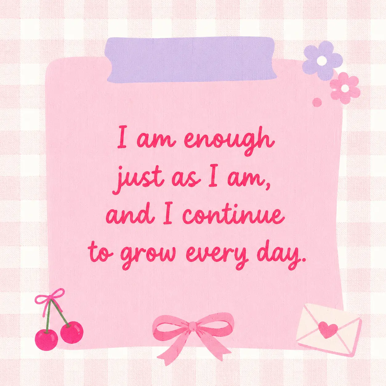 32 Free Printable Cute Self Care Affirmation Cards to Feel Uplifted 20