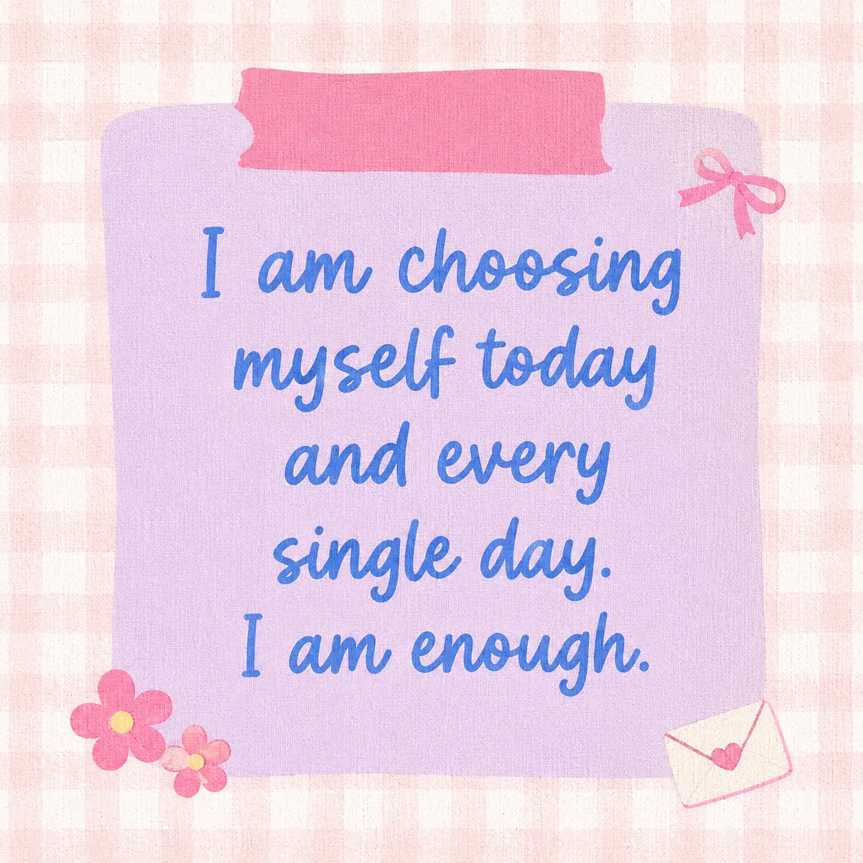 32 Free Printable Cute Self Care Affirmation Cards to Feel Uplifted 26