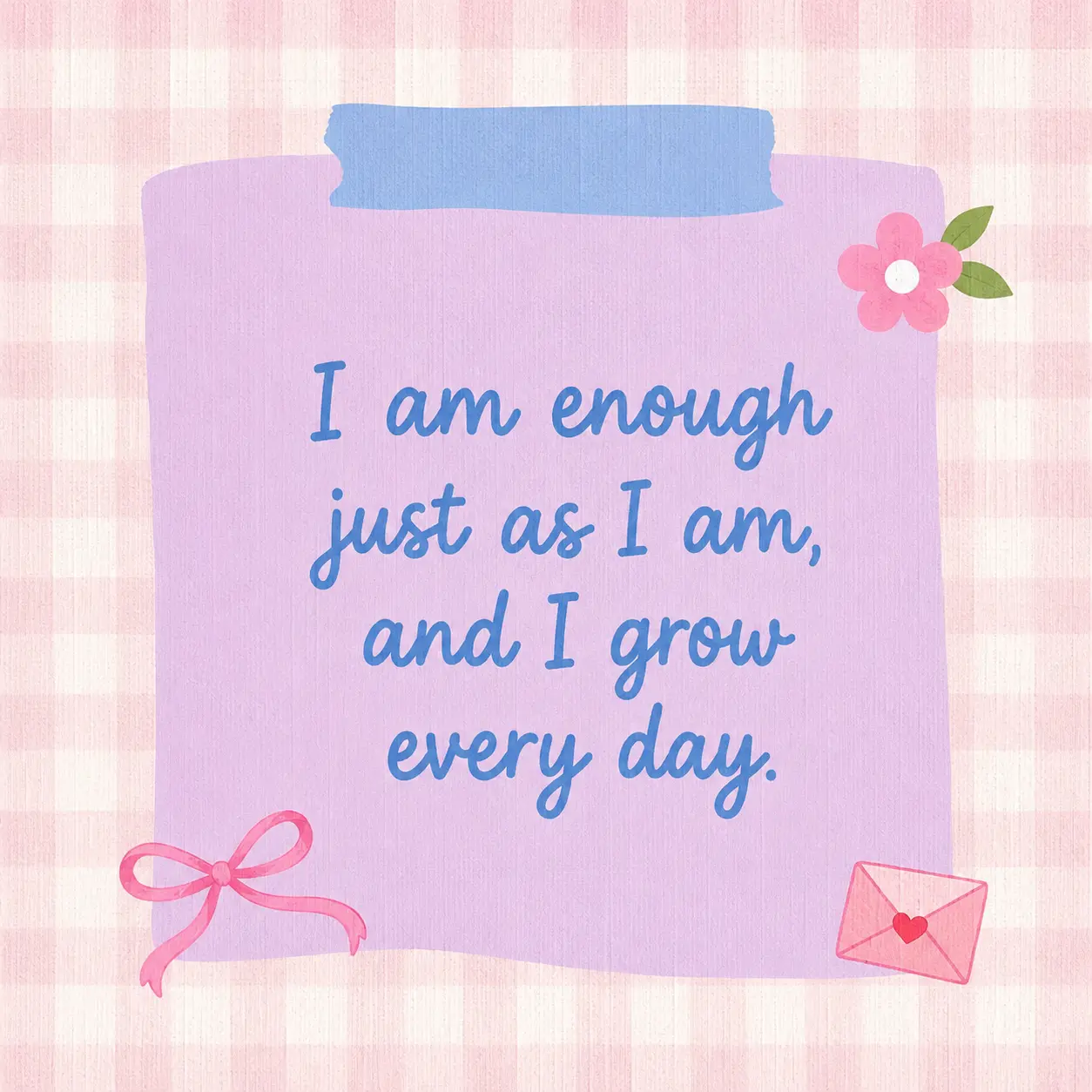 32 Free Printable Cute Self Care Affirmation Cards to Feel Uplifted 27