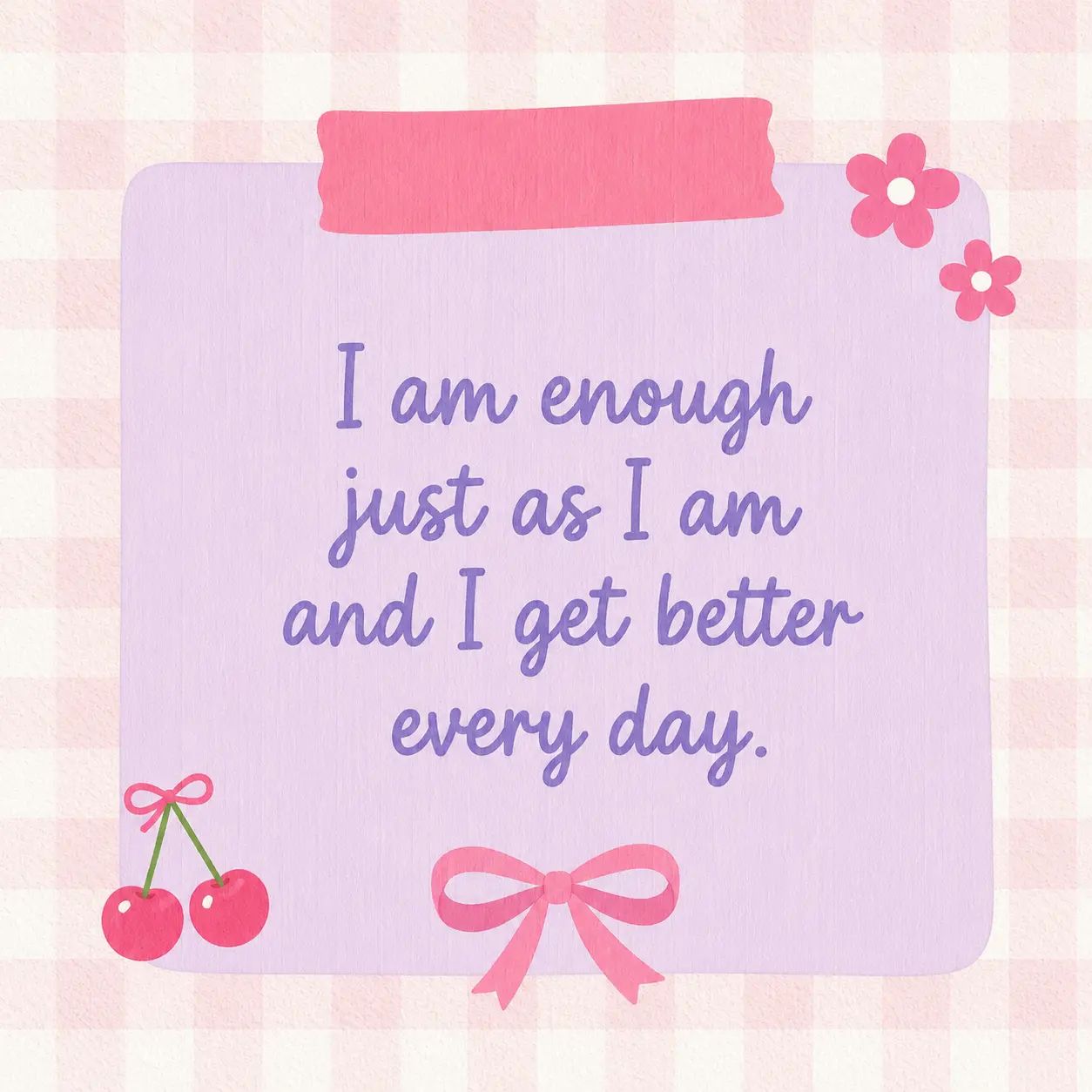32 Free Printable Cute Self Care Affirmation Cards to Feel Uplifted 3