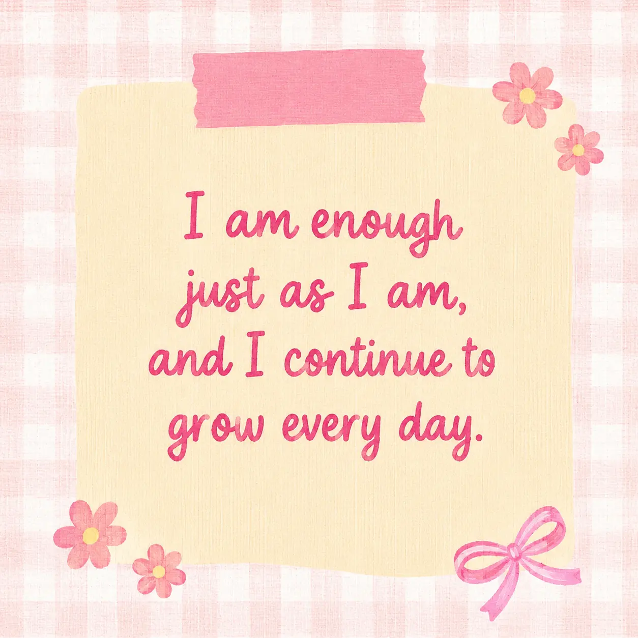 32 Free Printable Cute Self Care Affirmation Cards to Feel Uplifted 6