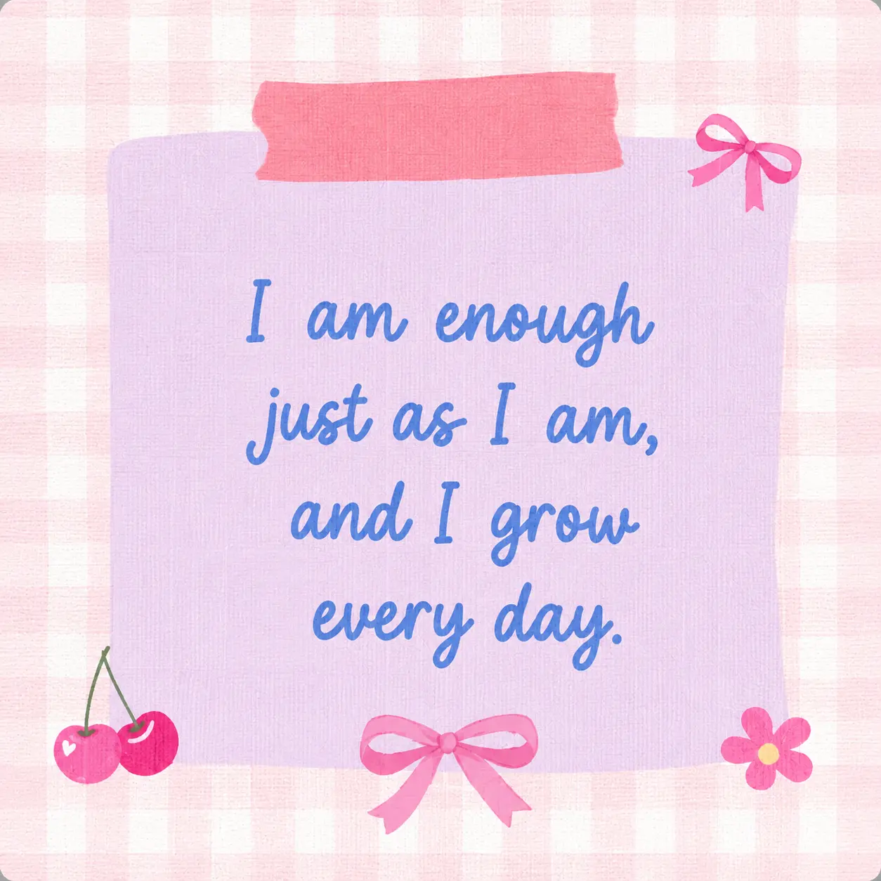 32 Free Printable Cute Self Care Affirmation Cards to Feel Uplifted 8