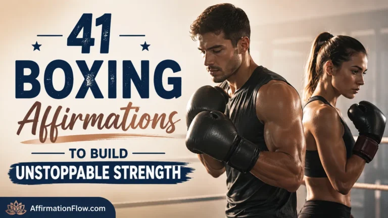 41 Boxing Affirmations to Build Unstoppable Strength